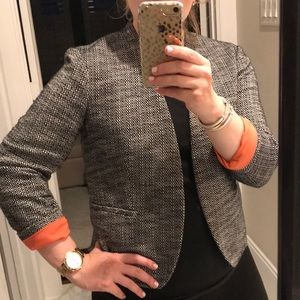 Loft blazer with peach lining